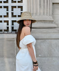 St. Tropez Bucket Brown Stripe